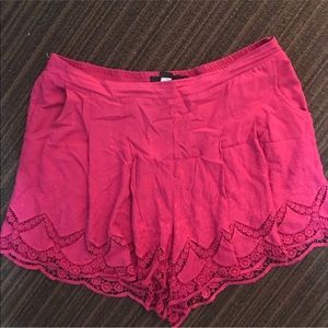 Torrid high rise pull on shorts